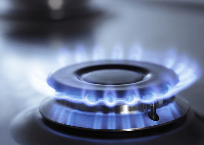 prijs van gas - brandende pit van het fornhuis