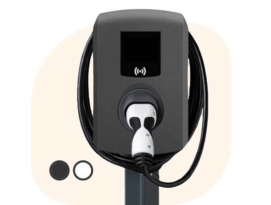 Eve Single Pro-line laadpaal in het grijs