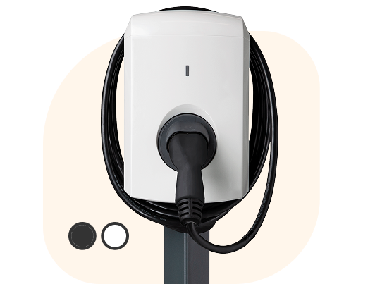 Eve Single S-line laadpaal in het wit