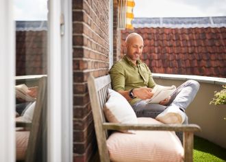 Zonnepanelen op het balkon en dakterras