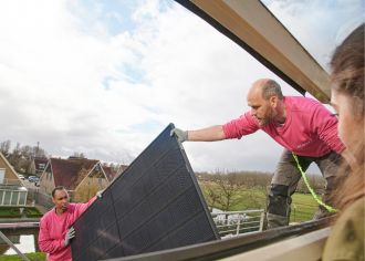 Zonnepanelen bevestigen