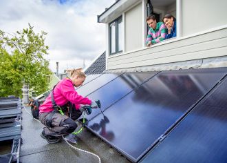 Zonnepanelen op dakkapel