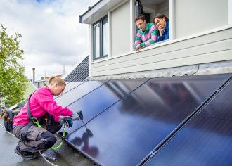 Zonnepanelen set