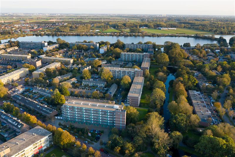 Meerwijk van bovenaf gefotografeerd