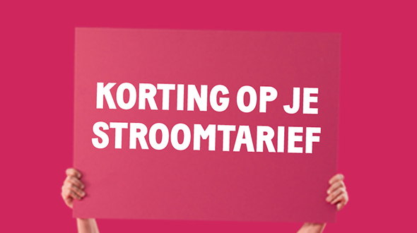 Korting op je stroomtarief