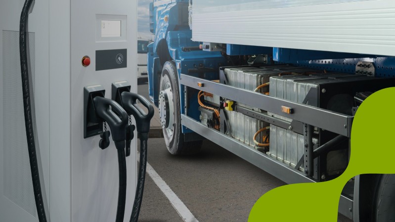 Voertuig met laadpaal