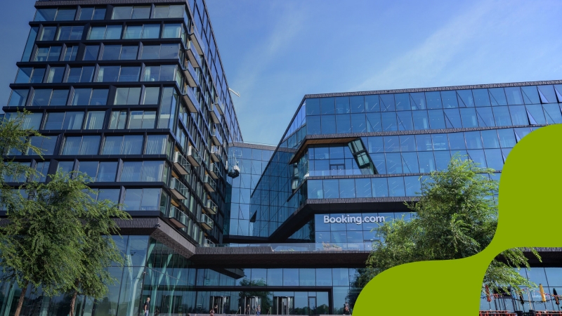 Een modern kantoorpand