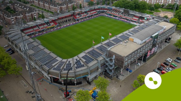 Bovenaanzicht Sparta-stadion