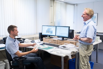 Deels thuiswerken en samenwerking